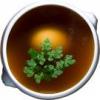 Рыбный суп-пюре с вареным яйцом